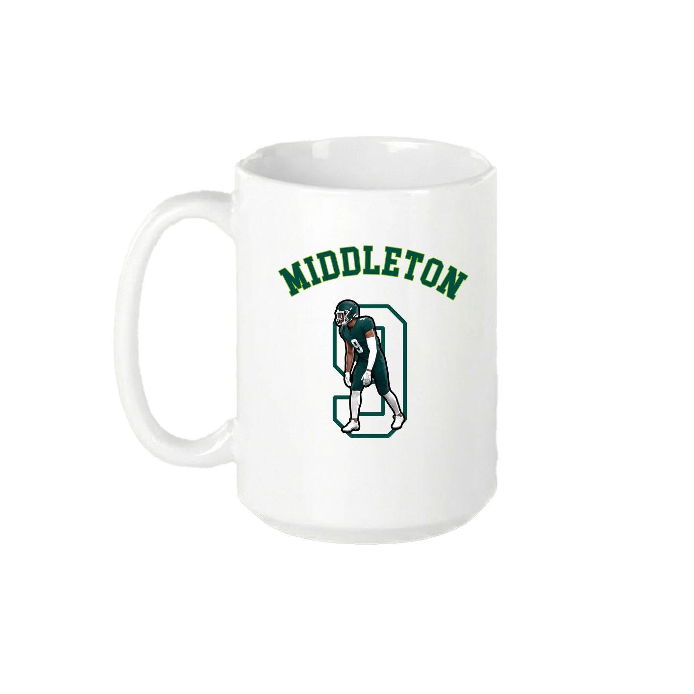 15oz Coffee Mug — Shirsey Arch in White
