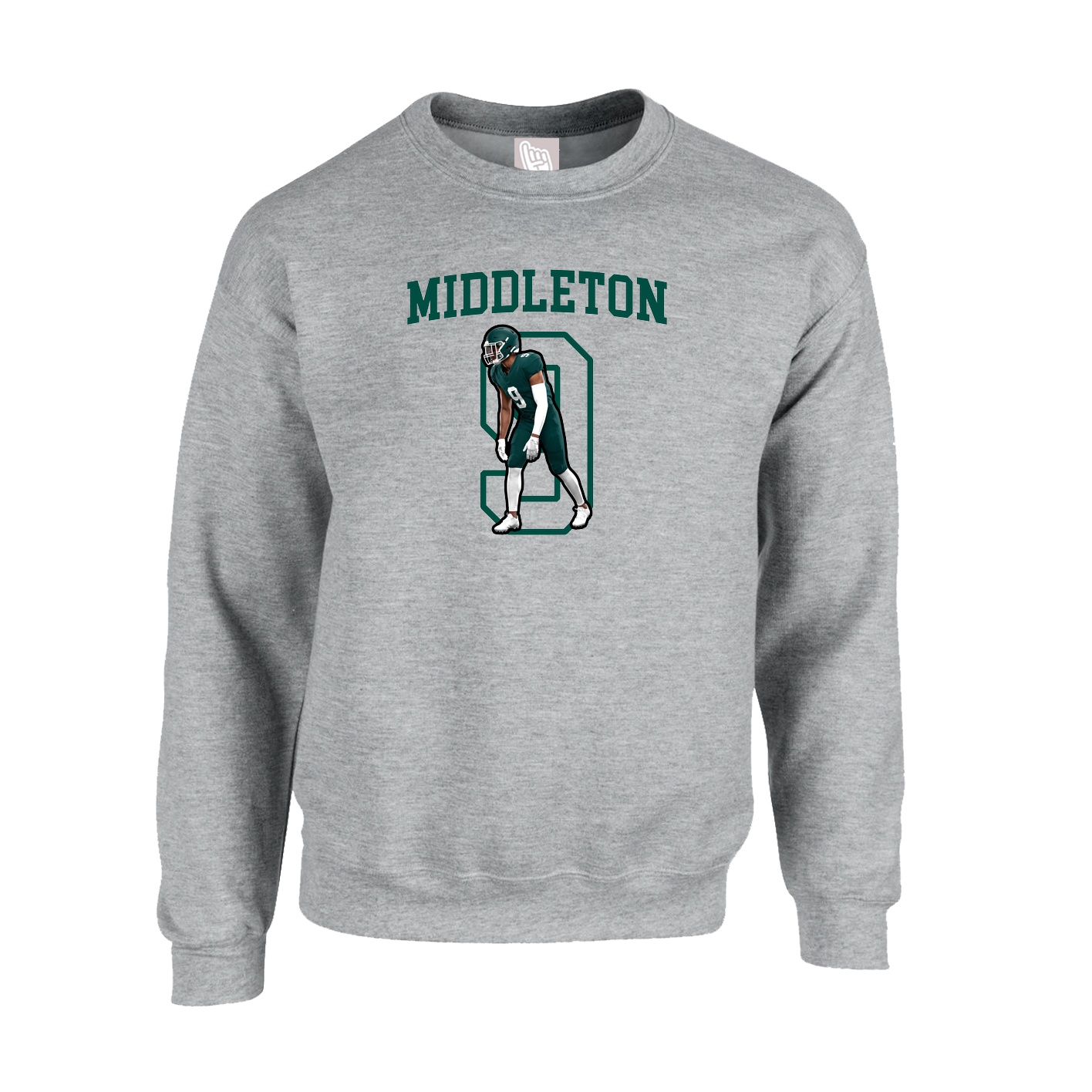 Fleece Crew — Shirsey in Grey