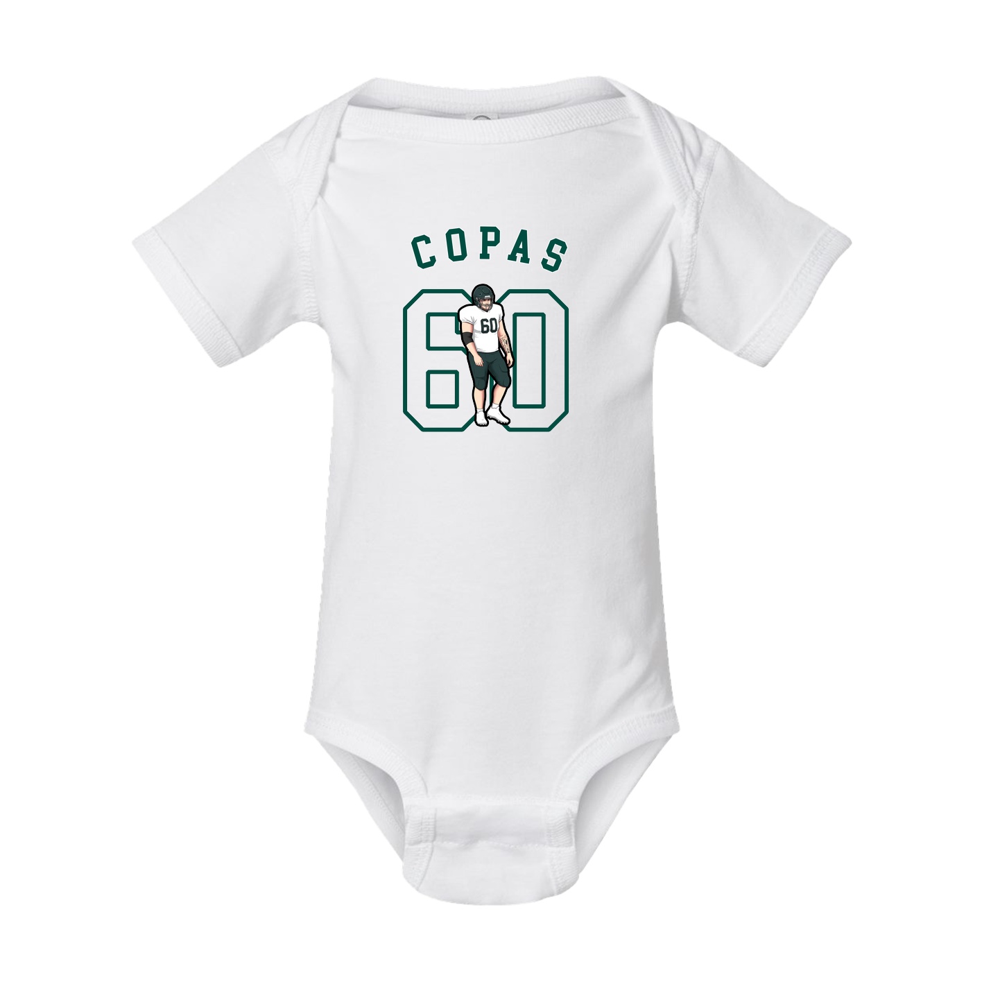 Baby Onesie — Shirsey Arch in White