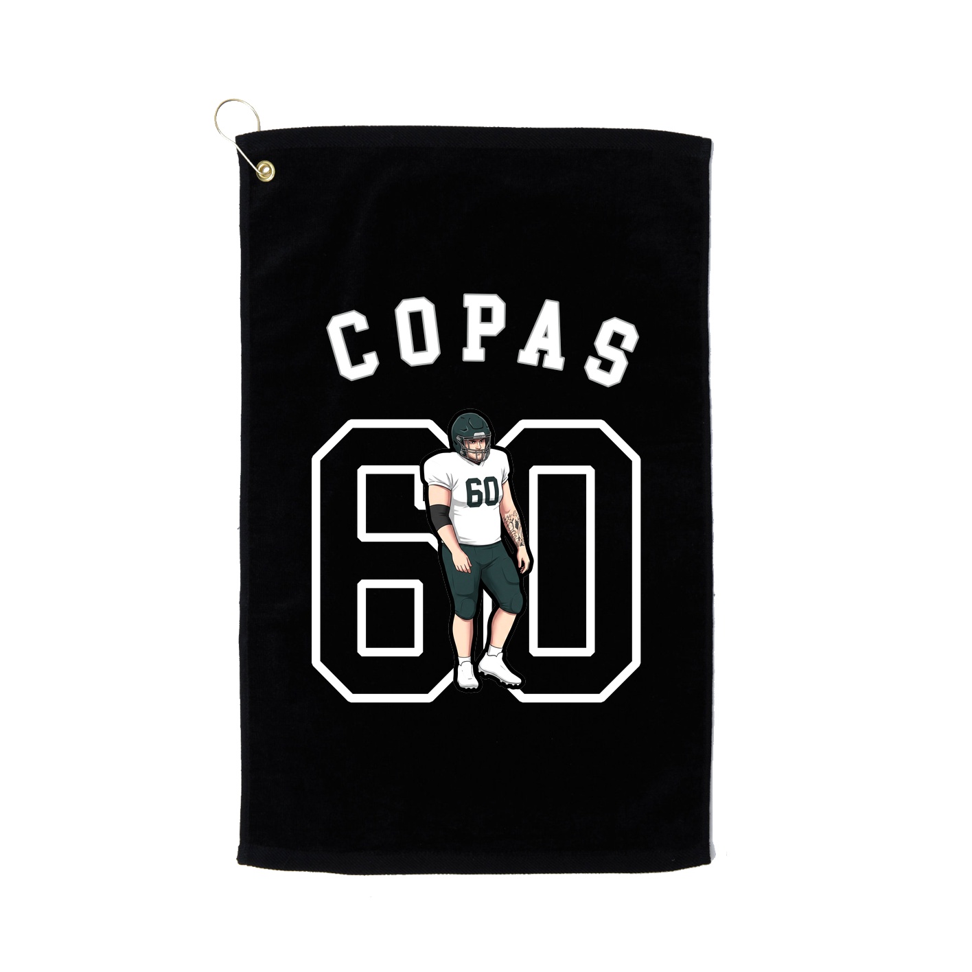 Golf Towel — Shirsey Arch in Black