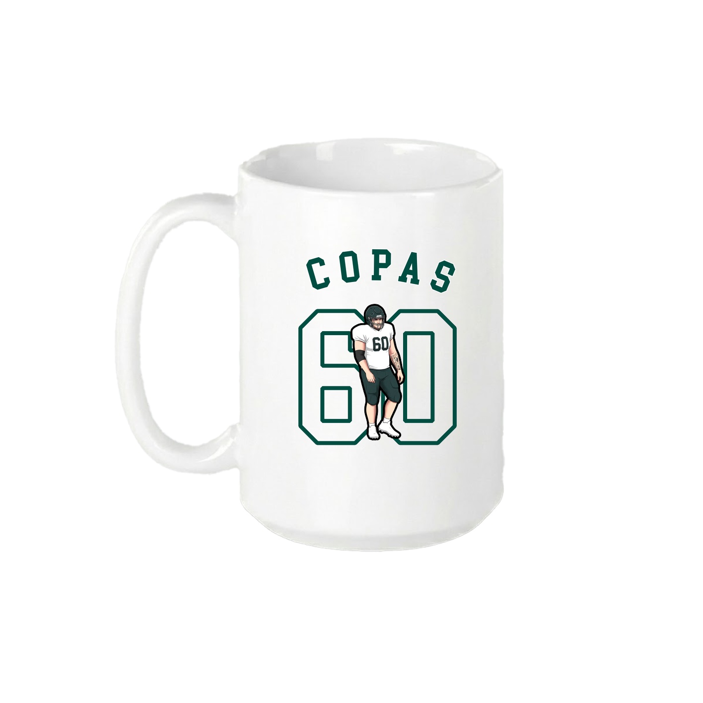 15oz Coffee Mug — Shirsey Arch in White