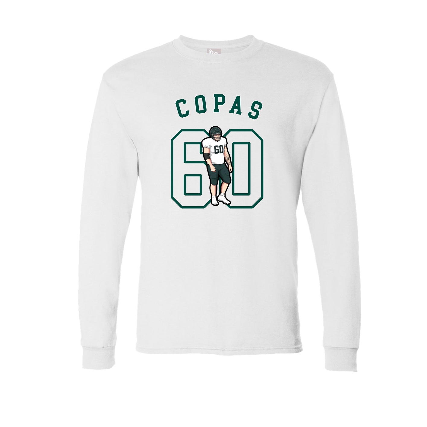 Long Sleeve Tee — Shirsey Arch in White