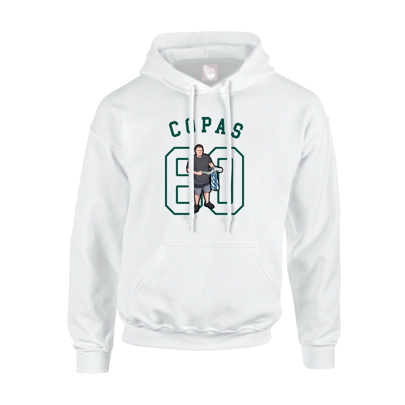 Hoodie — Shirsey Arch in White