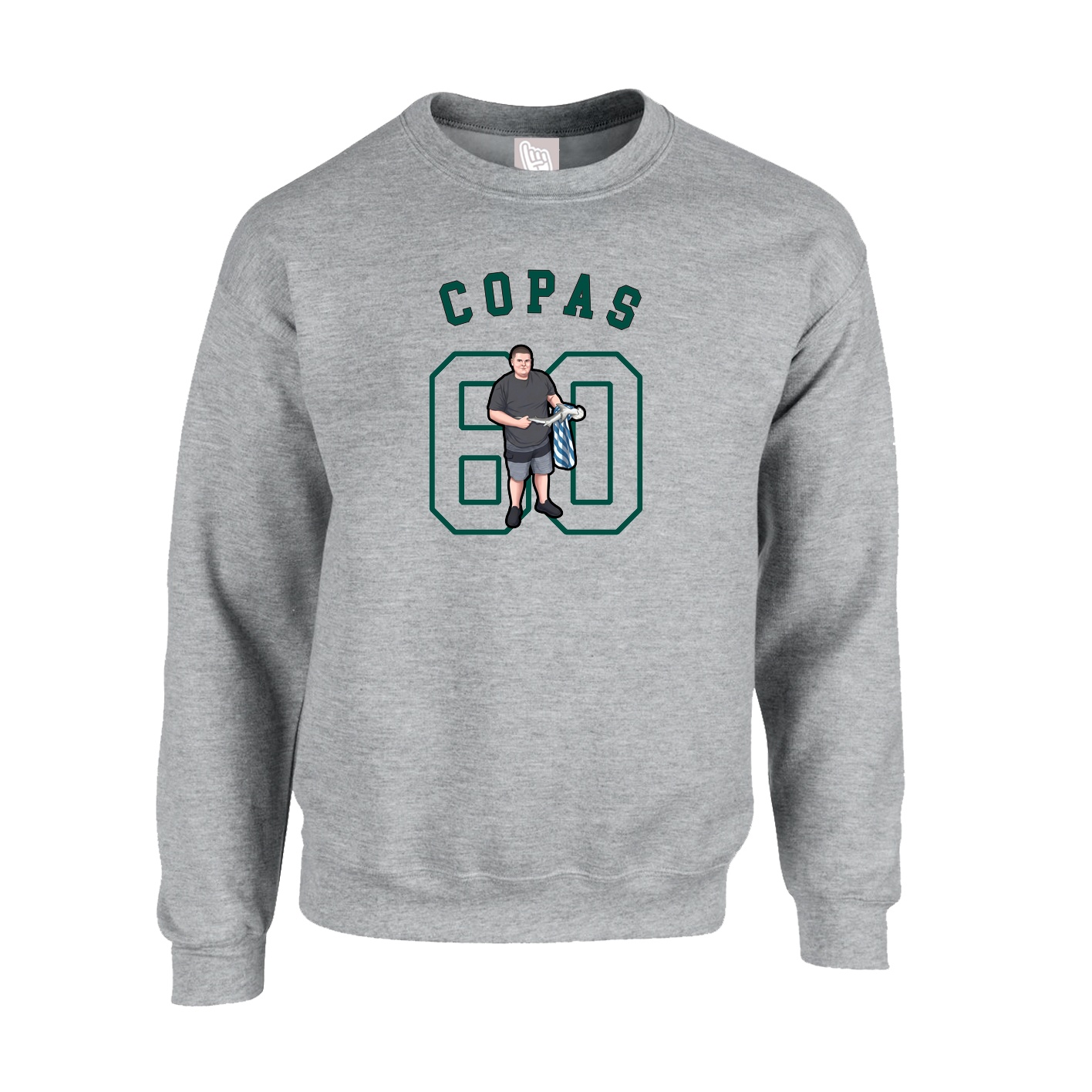 Fleece Crew — Shirsey Arch in Grey