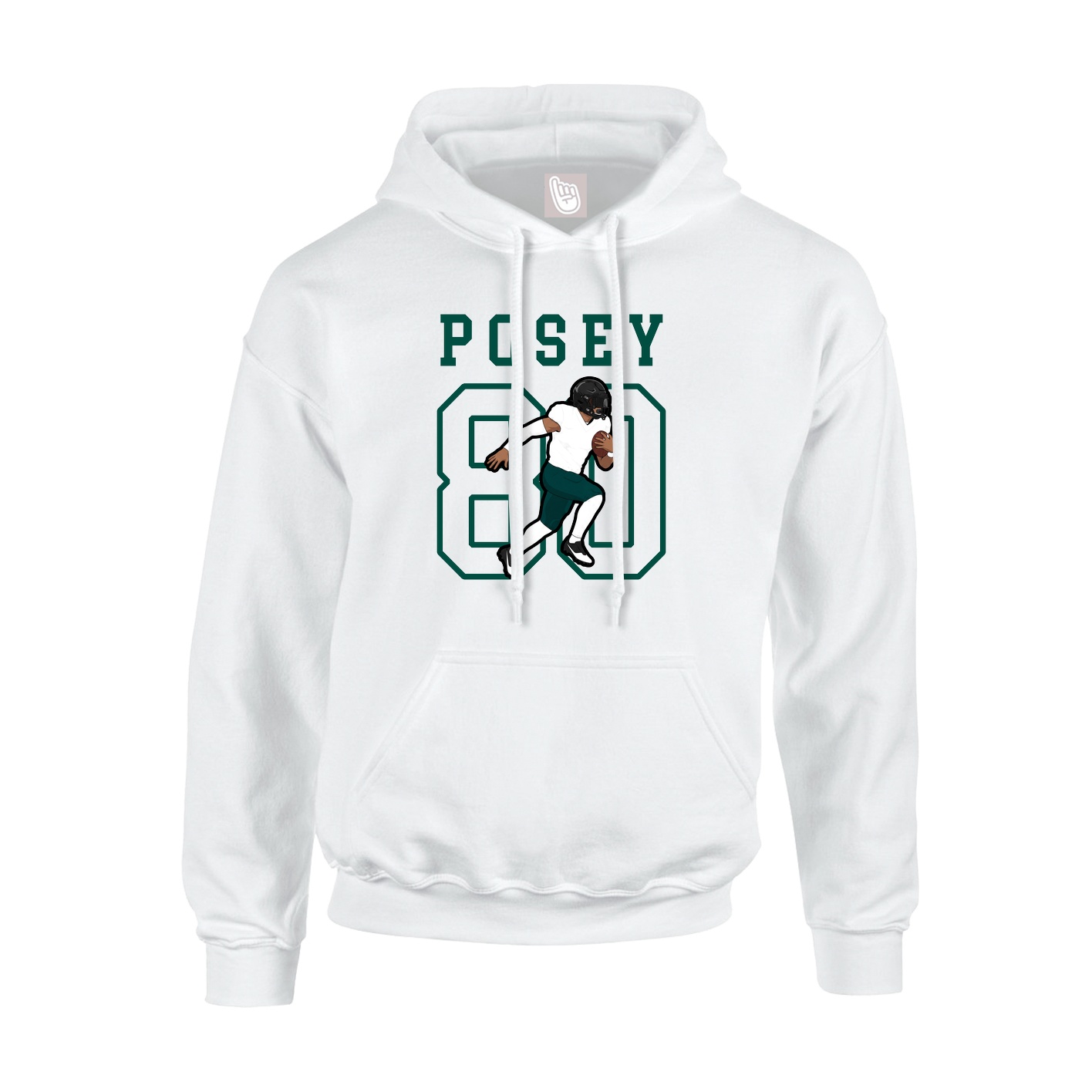 Hoodie — Shirsey in White