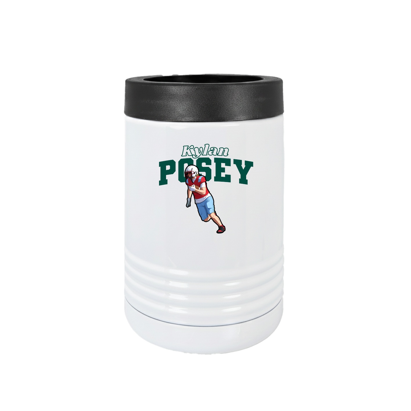Beverage Holder — Name Arch in White
