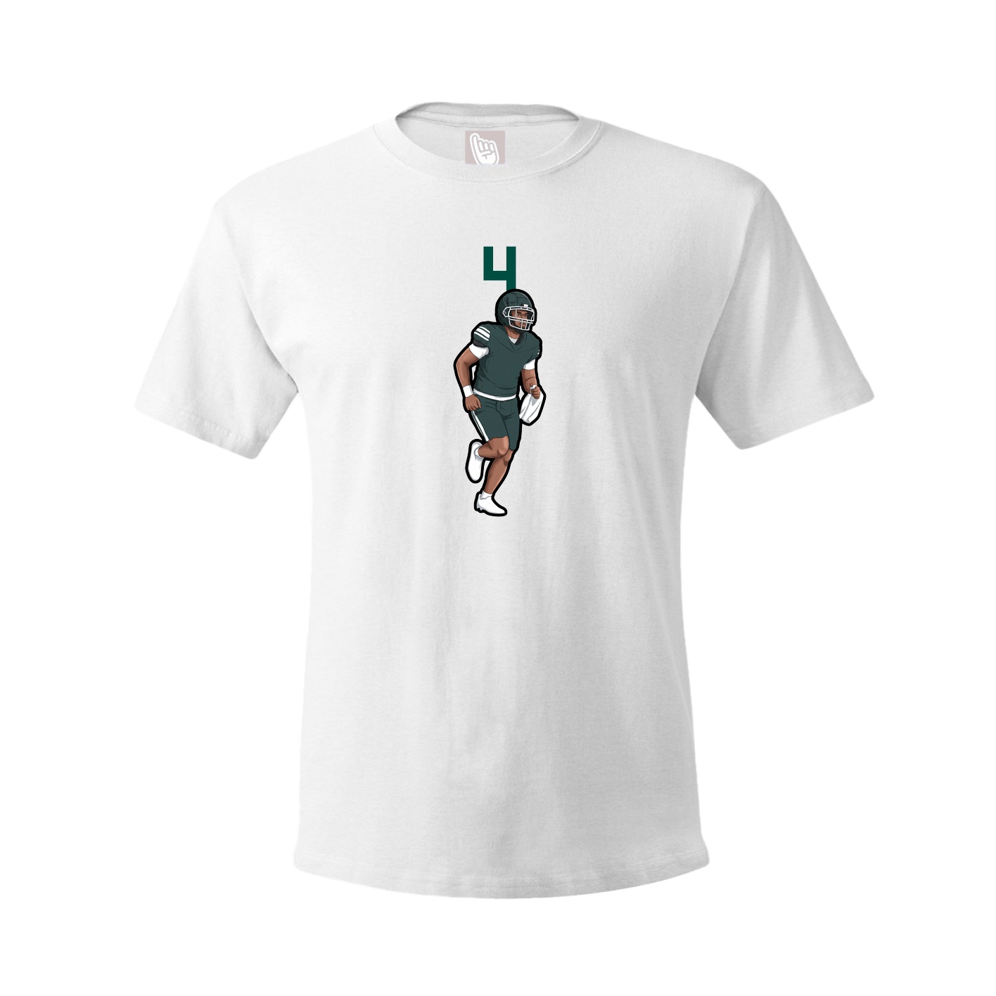 Tee — Number Top in White