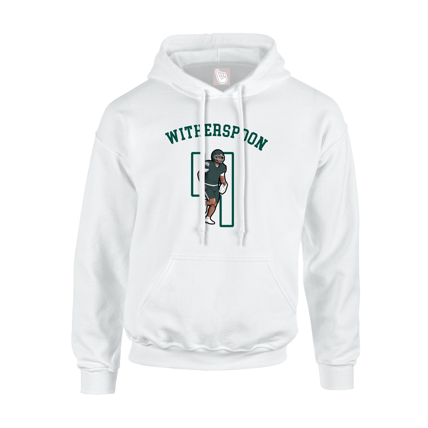 Hoodie — Shirsey Arch in White