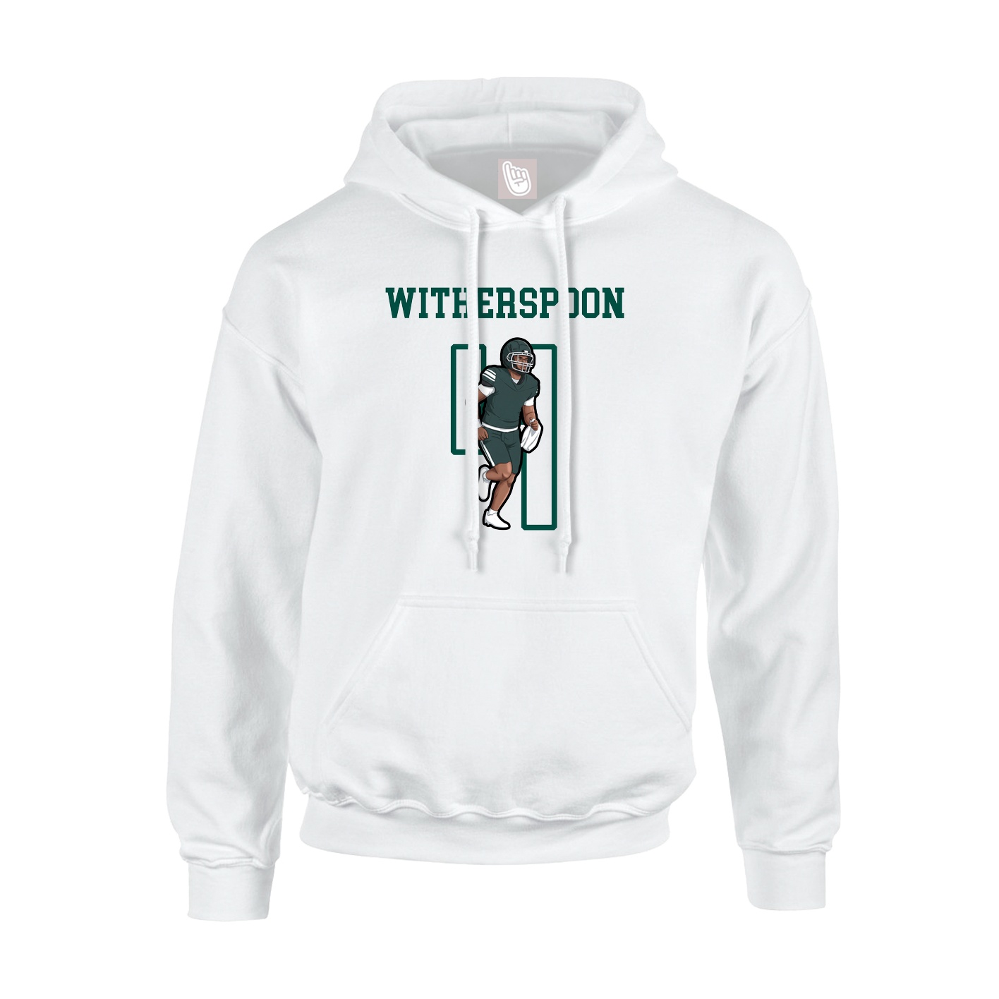 Hoodie — Shirsey in White