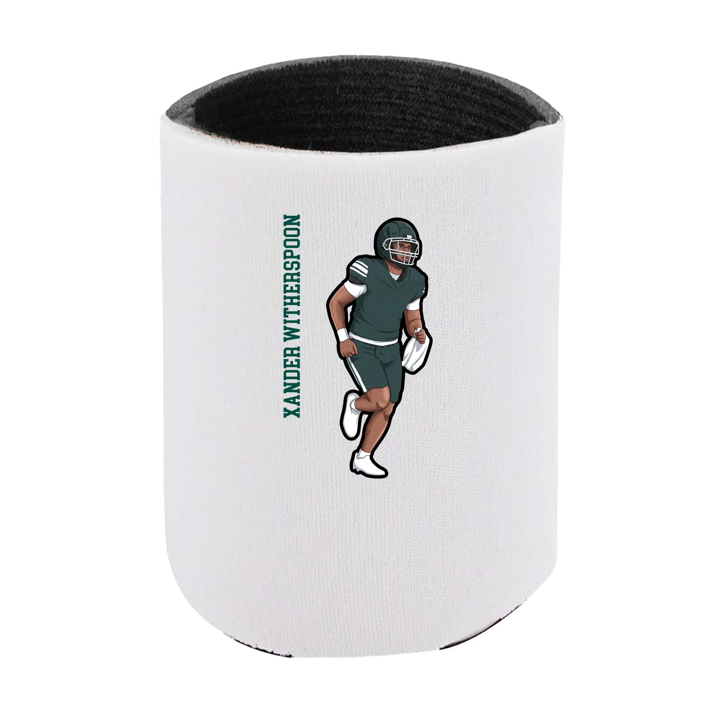Can Holder — Name Vertical in White