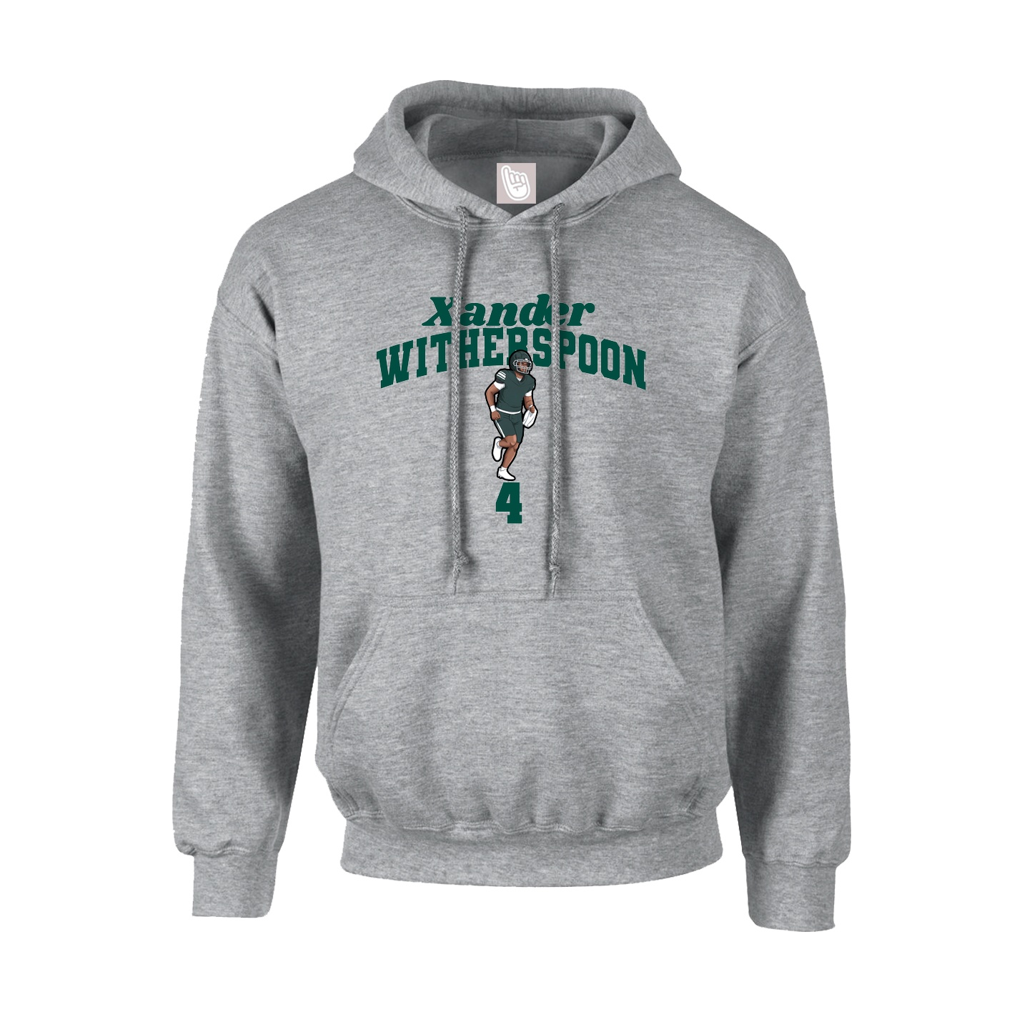 Hoodie — Signature Arch in Grey