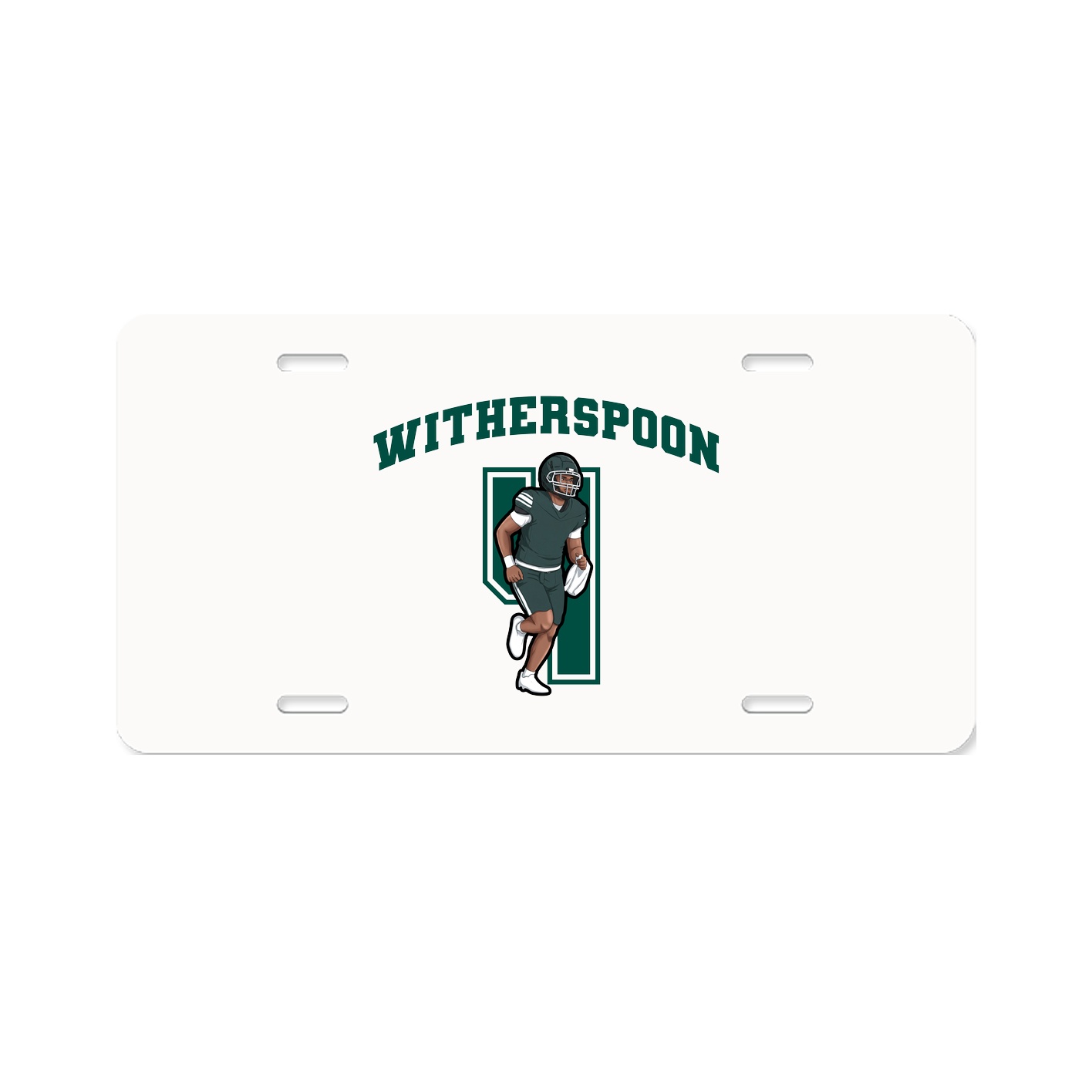 License Plate — Number in Classic