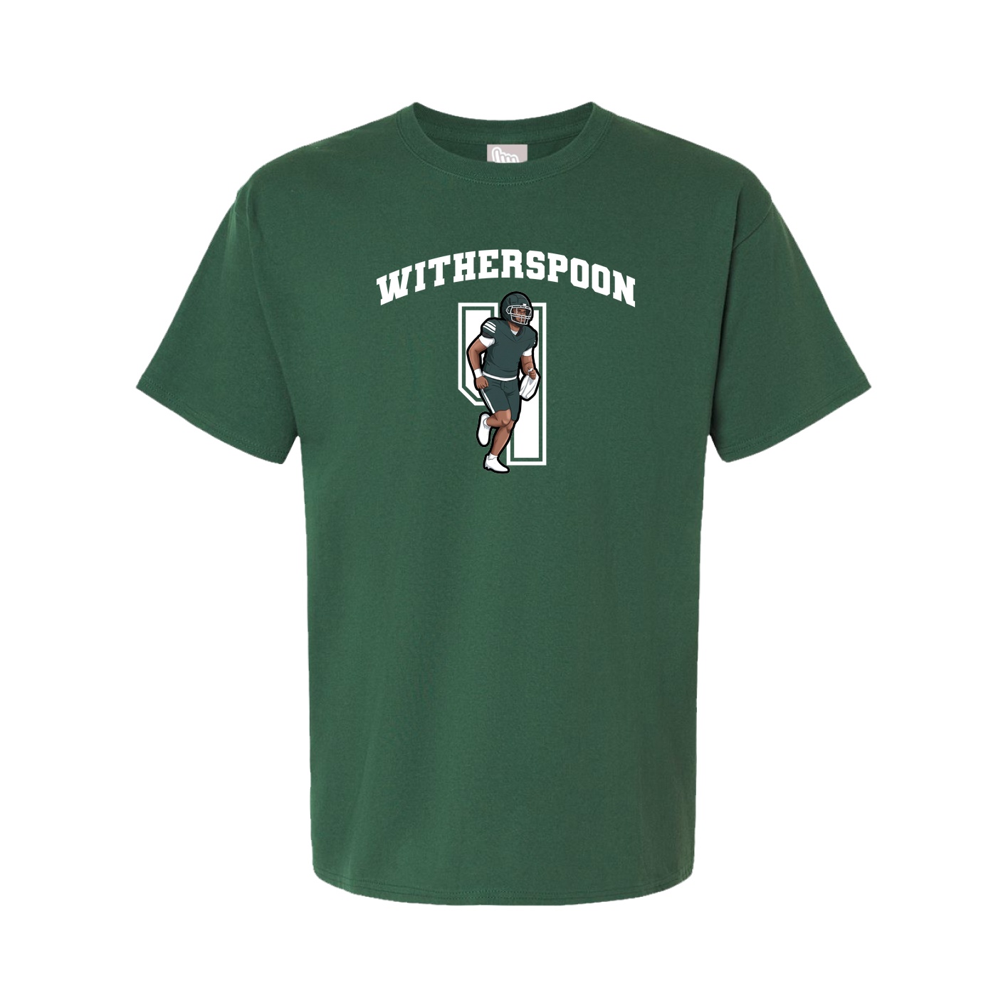 Youth Tee — Number in Green