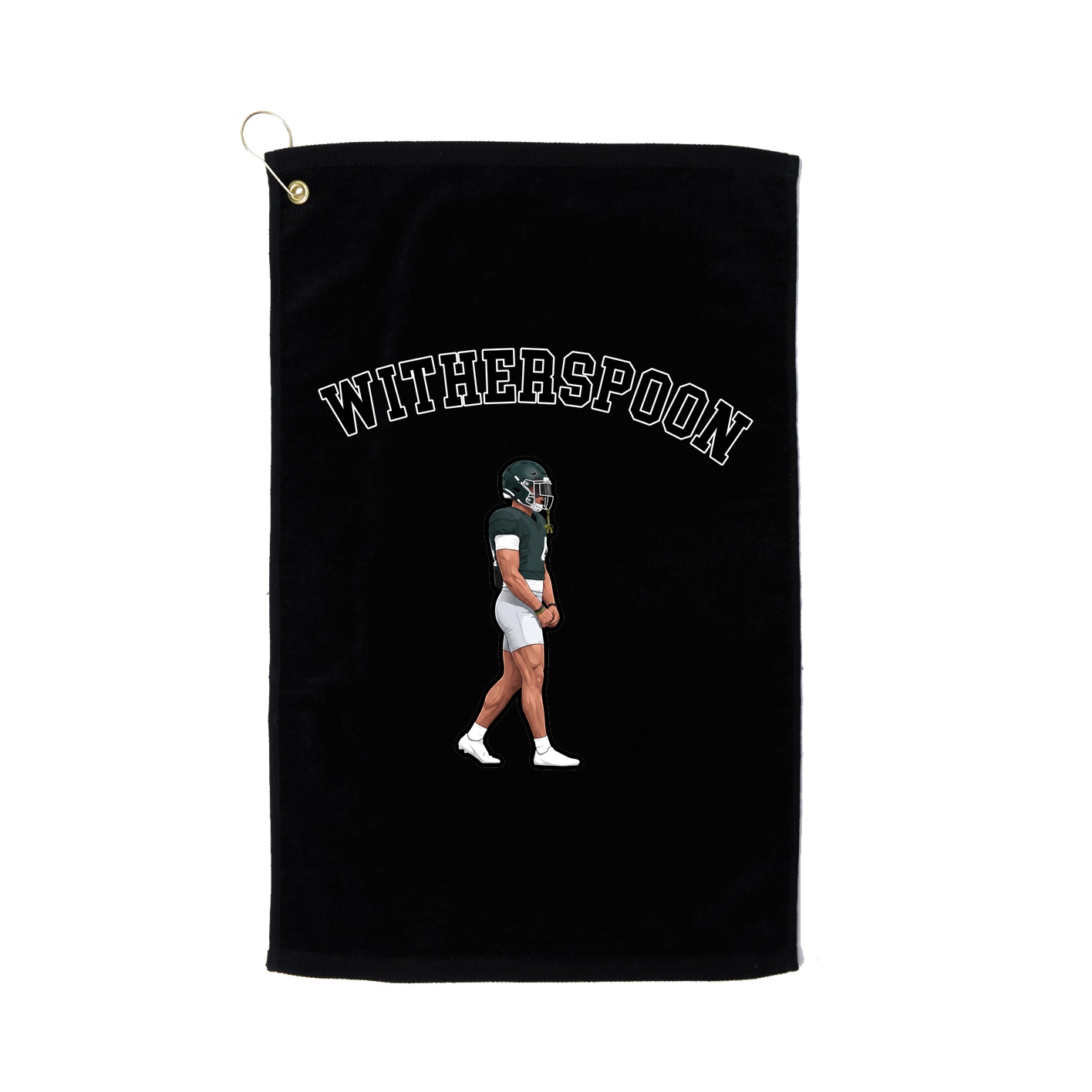 Golf Towel — Shirsey Arch in Black