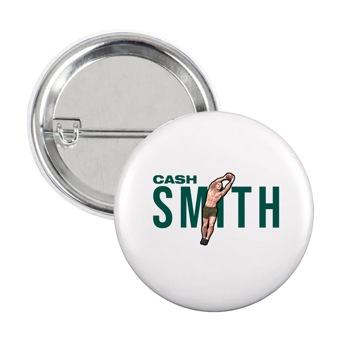 Game Day Button — Player Name in White