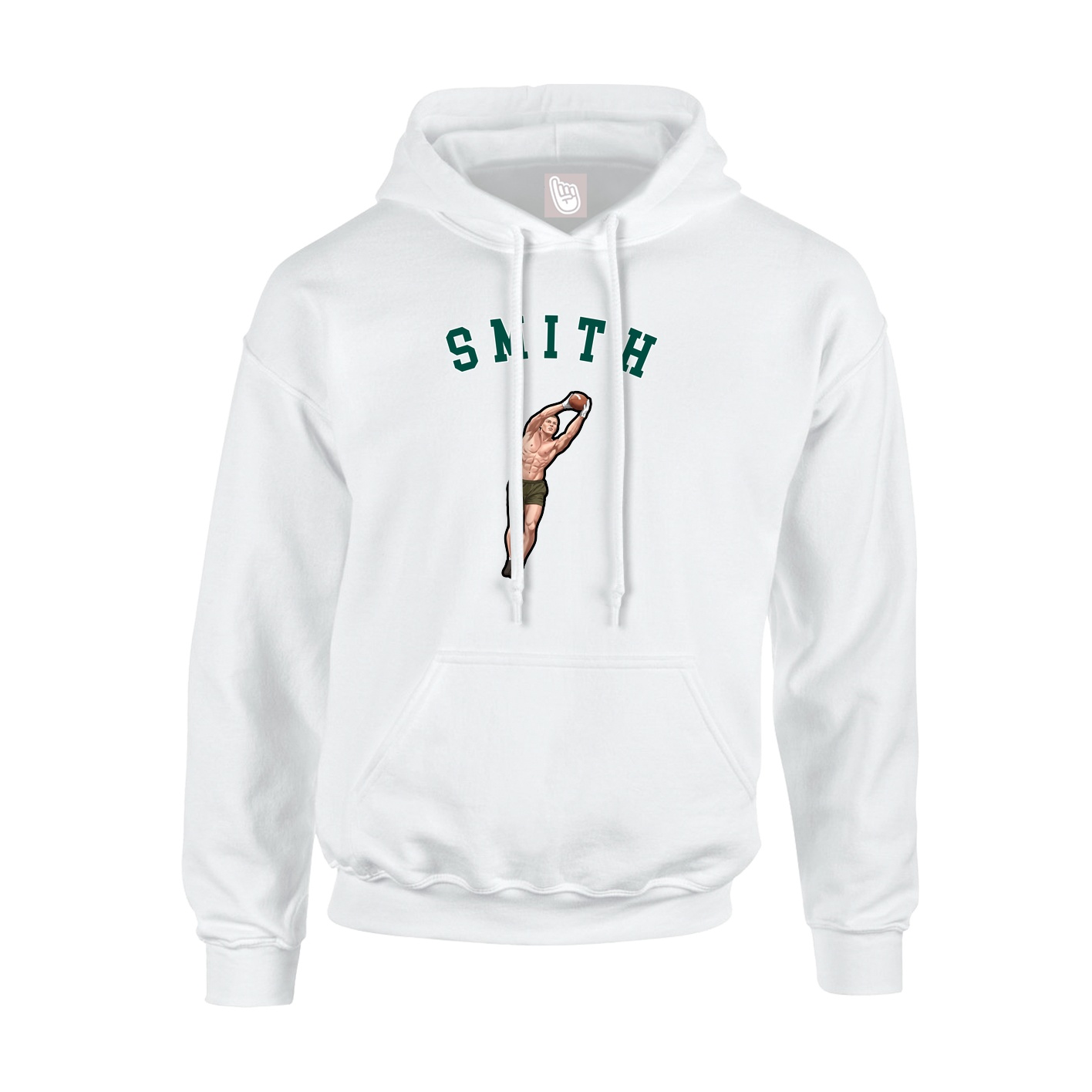 Hoodie — Shirsey Arch in White