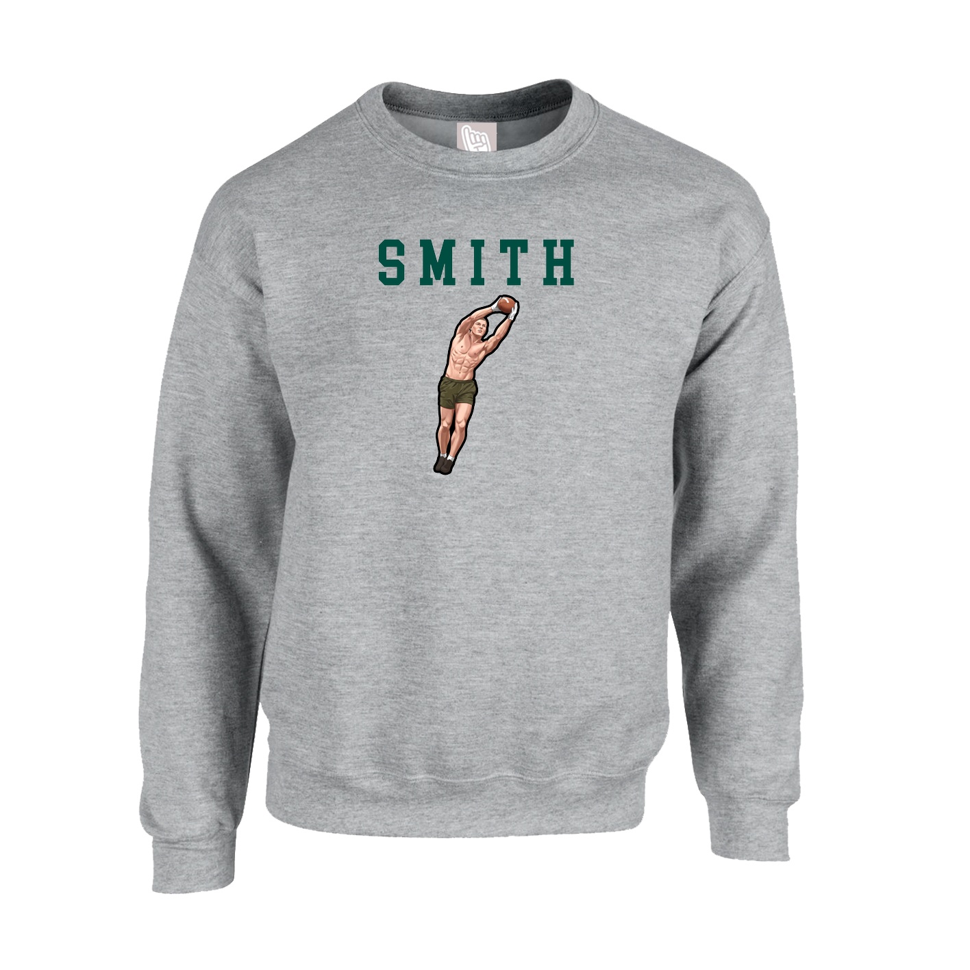 Fleece Crew — Shirsey in Grey