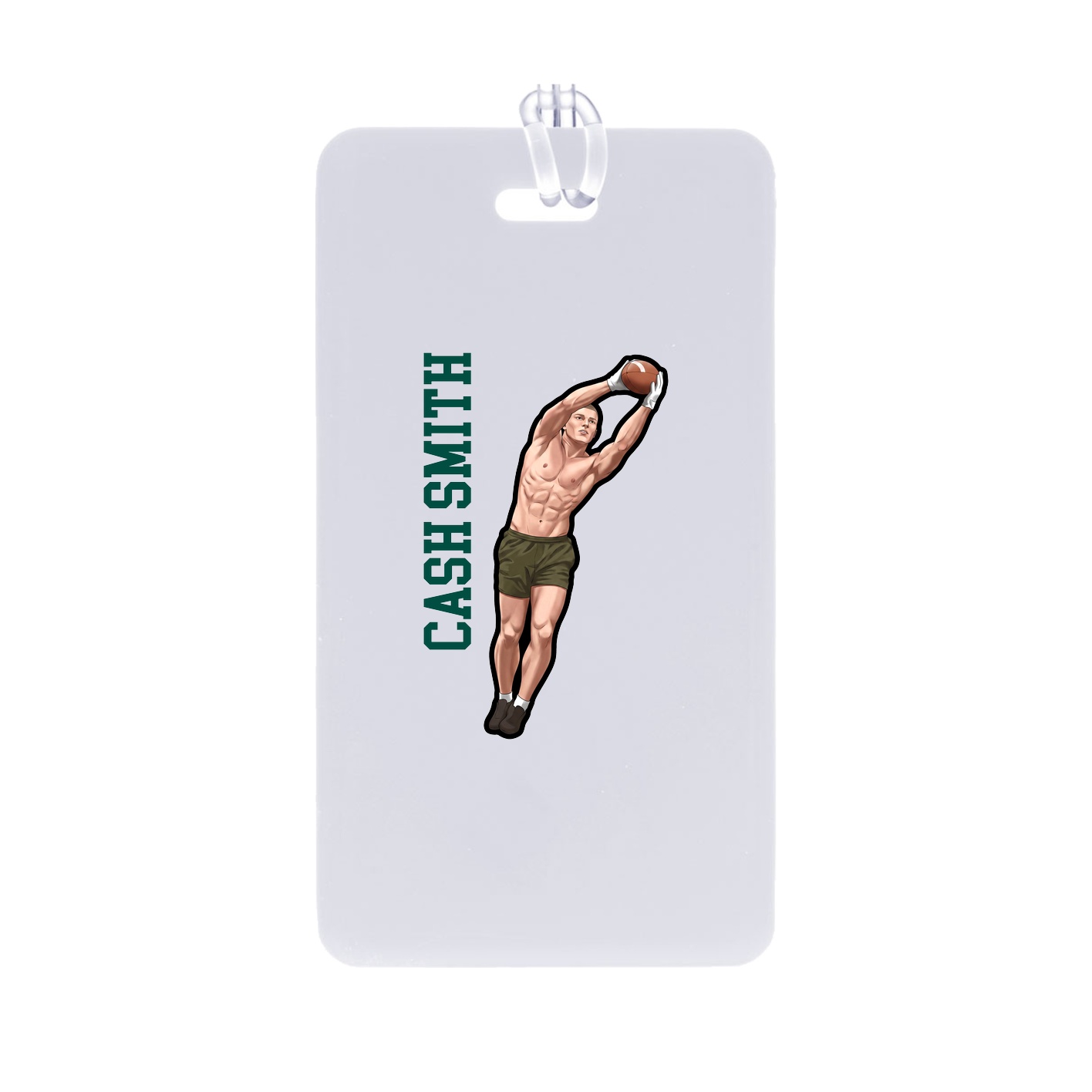 Bag Tag — Name Vertical in Classic