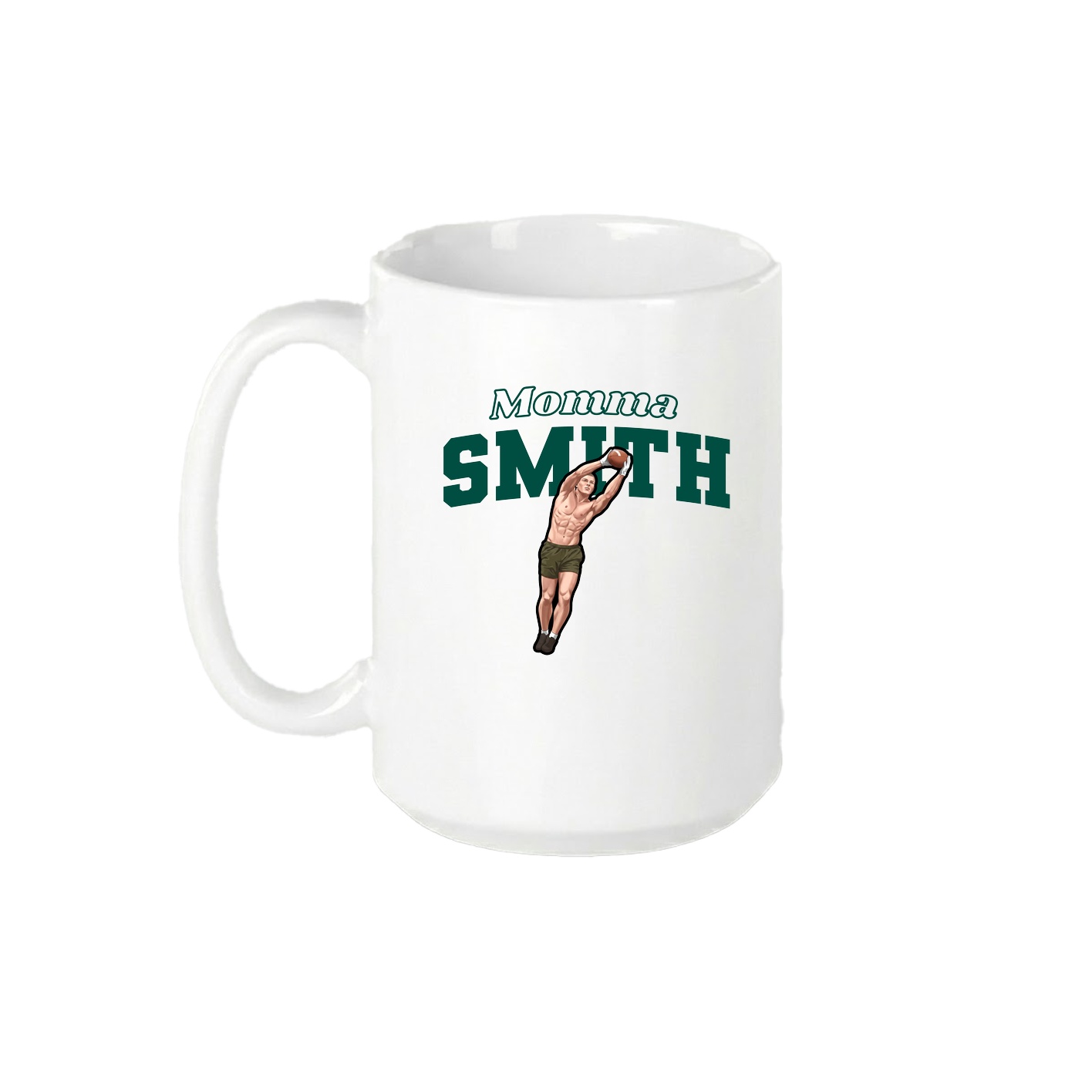 15oz Coffee Mug — Mothers Day Block in White