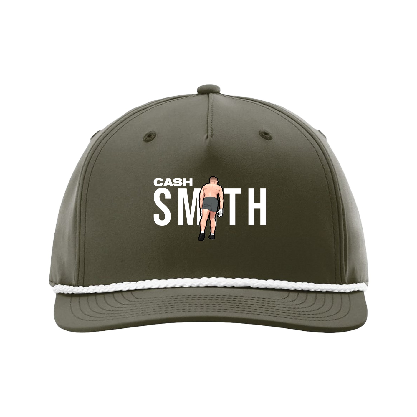 Five-Panel Classic Rope Cap — Player Name in Green