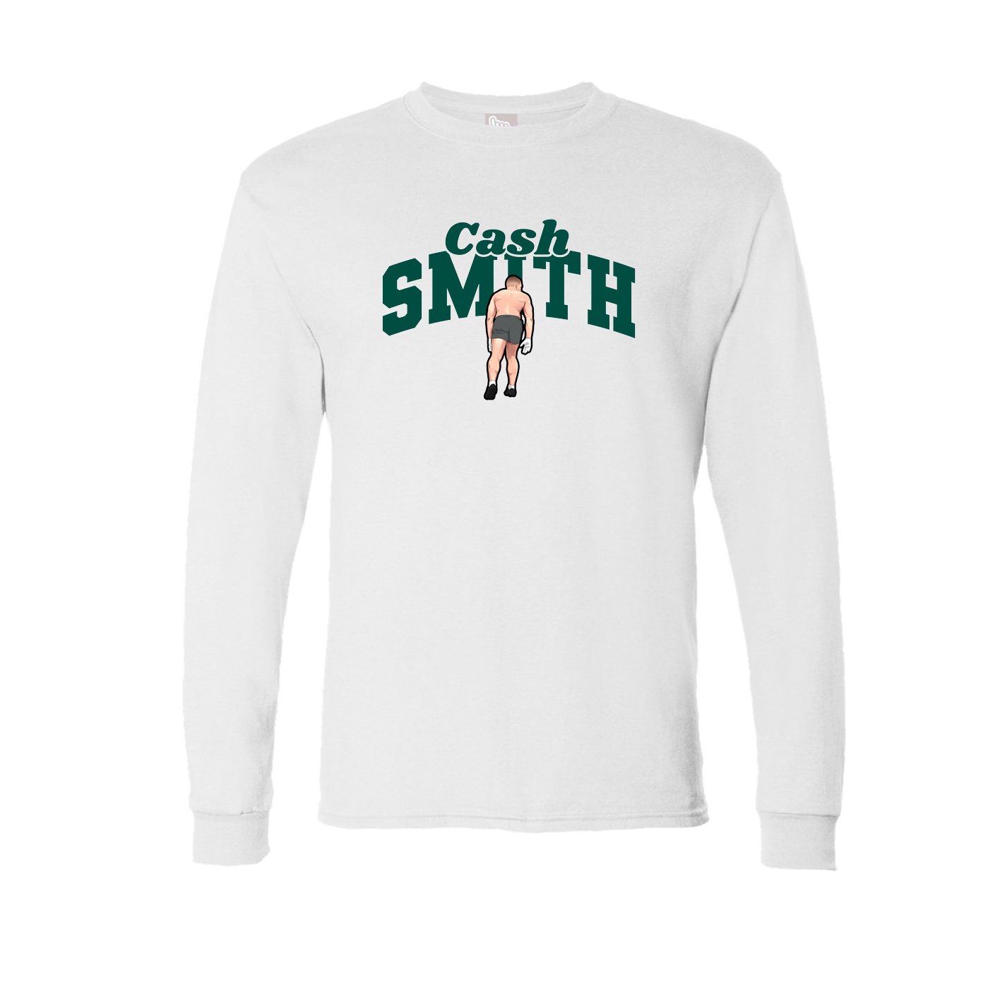 Long Sleeve Tee — Signature Arch in White