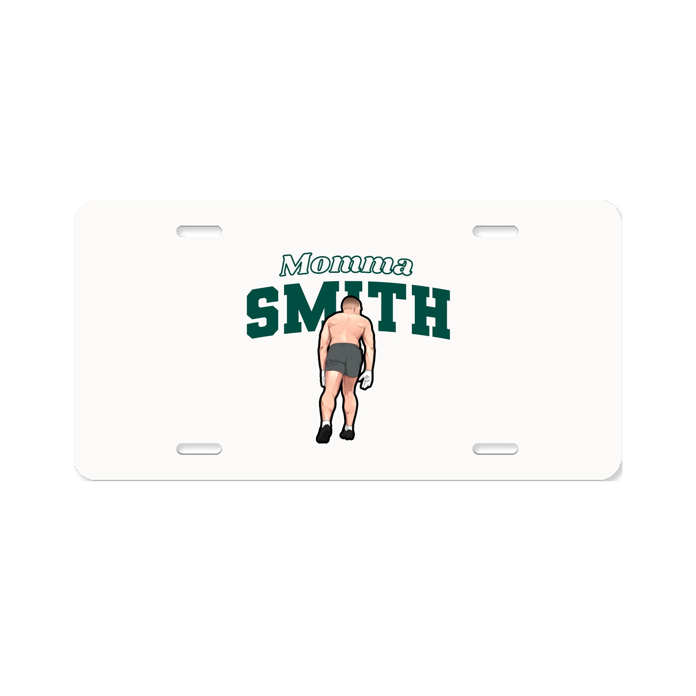 License Plate — Mothers Day Block in Classic