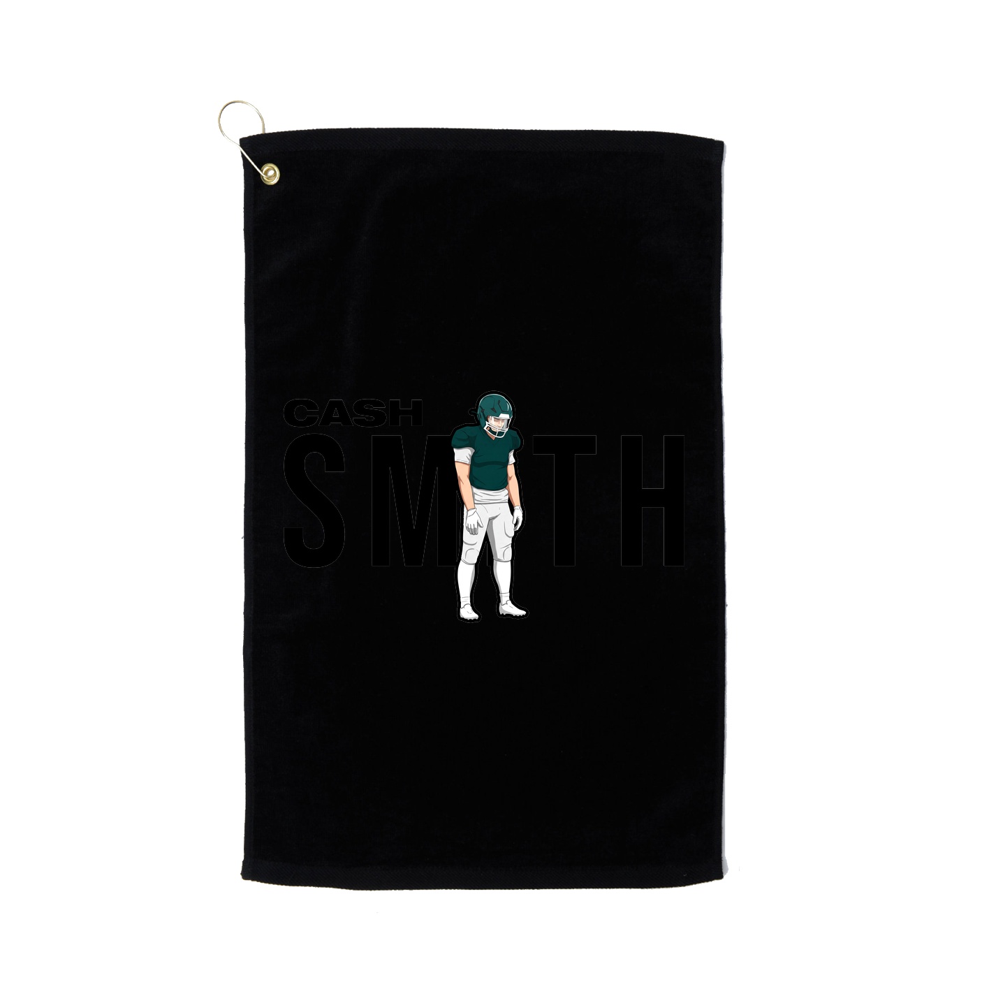 Golf Towel — Player Name in Black