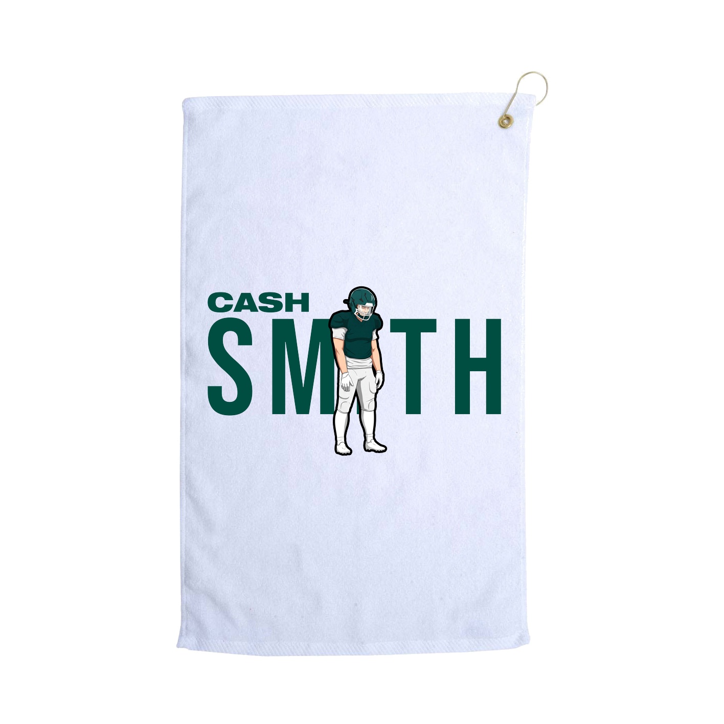 Golf Towel — Player Name in White