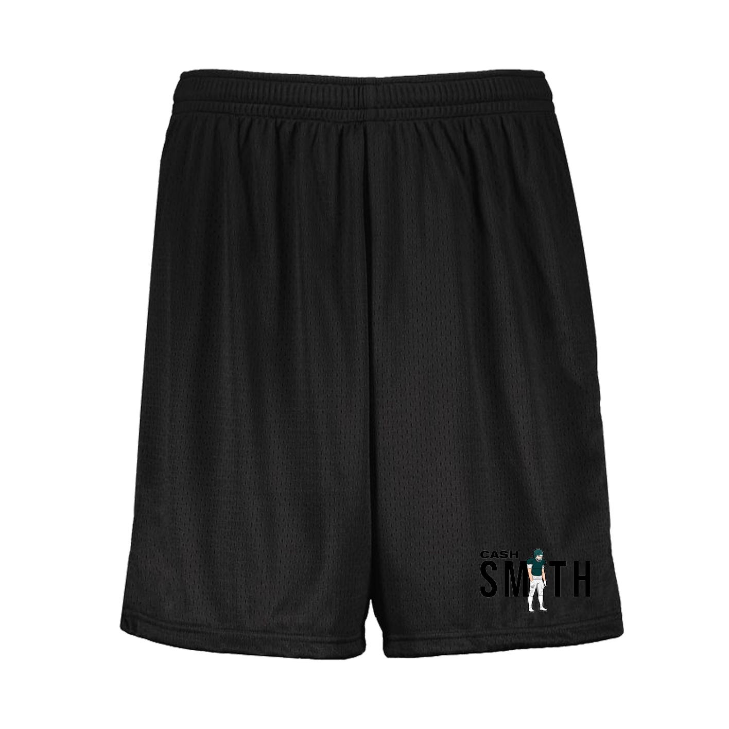 Shorts — Player Name in Black
