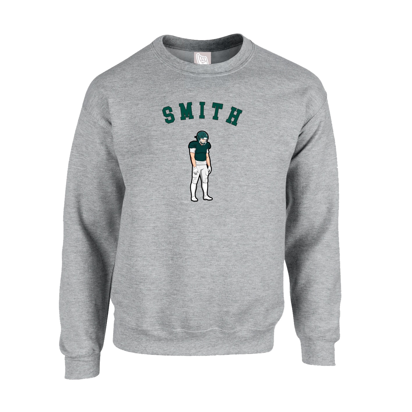 Fleece Crew — Shirsey Arch in Grey