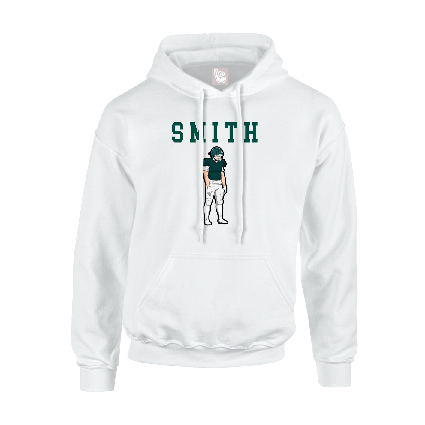 Hoodie — Shirsey in White