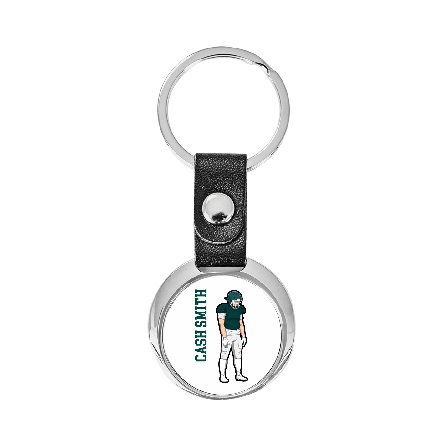 Key Chain — Name Vertical in Classic