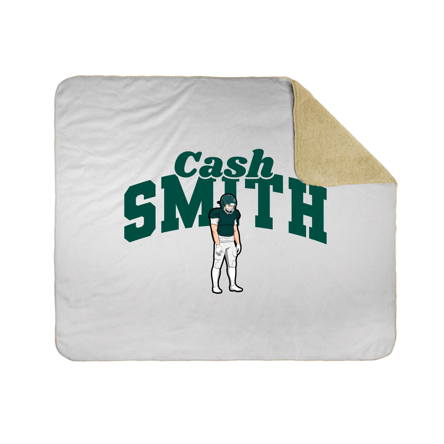 Throw Blanket — Signature Arch in White