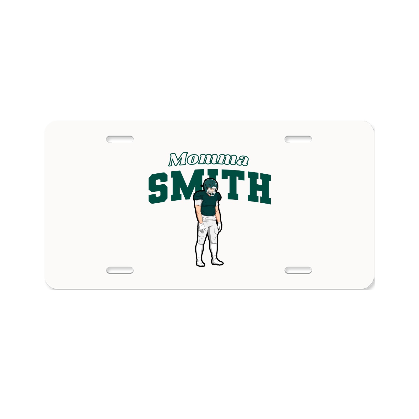 License Plate — Mothers Day Block in Classic
