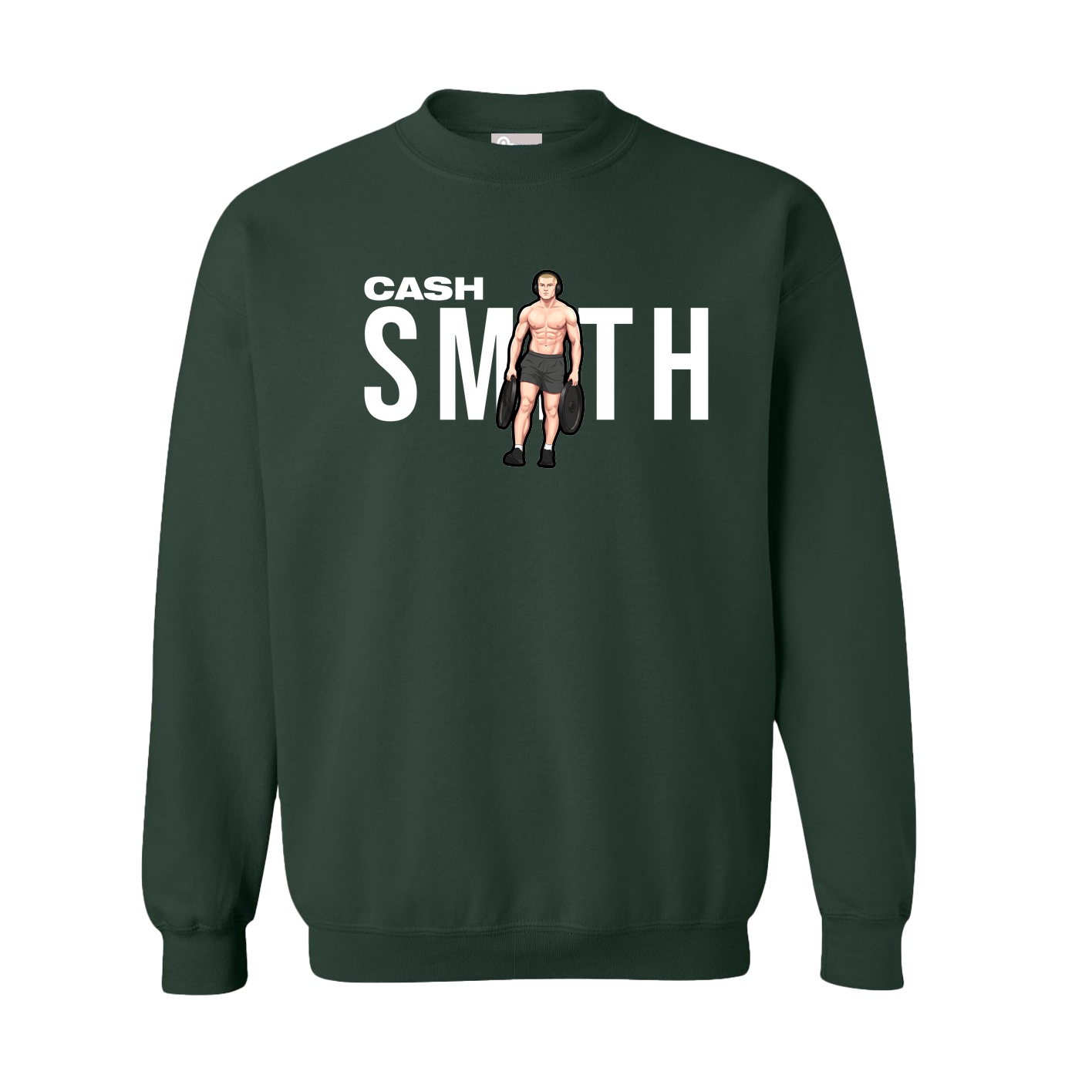 Fleece Crew — Player Name in Green