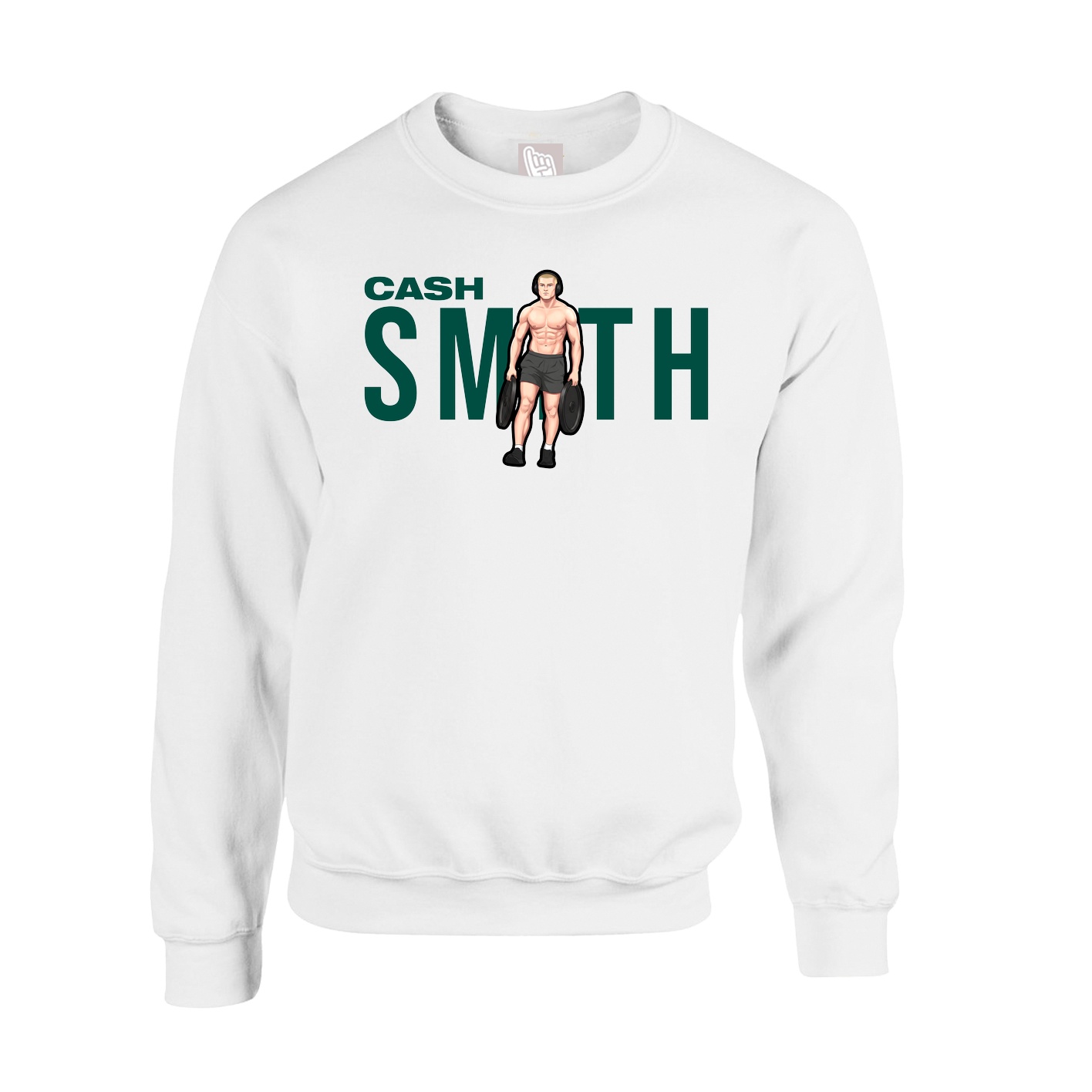 Fleece Crew — Player Name in White
