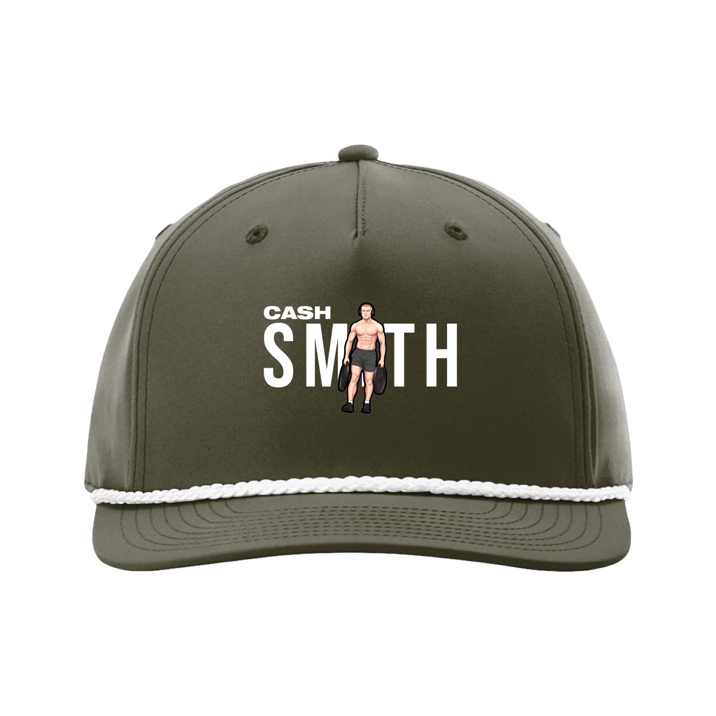 Five-Panel Classic Rope Cap — Player Name in Green