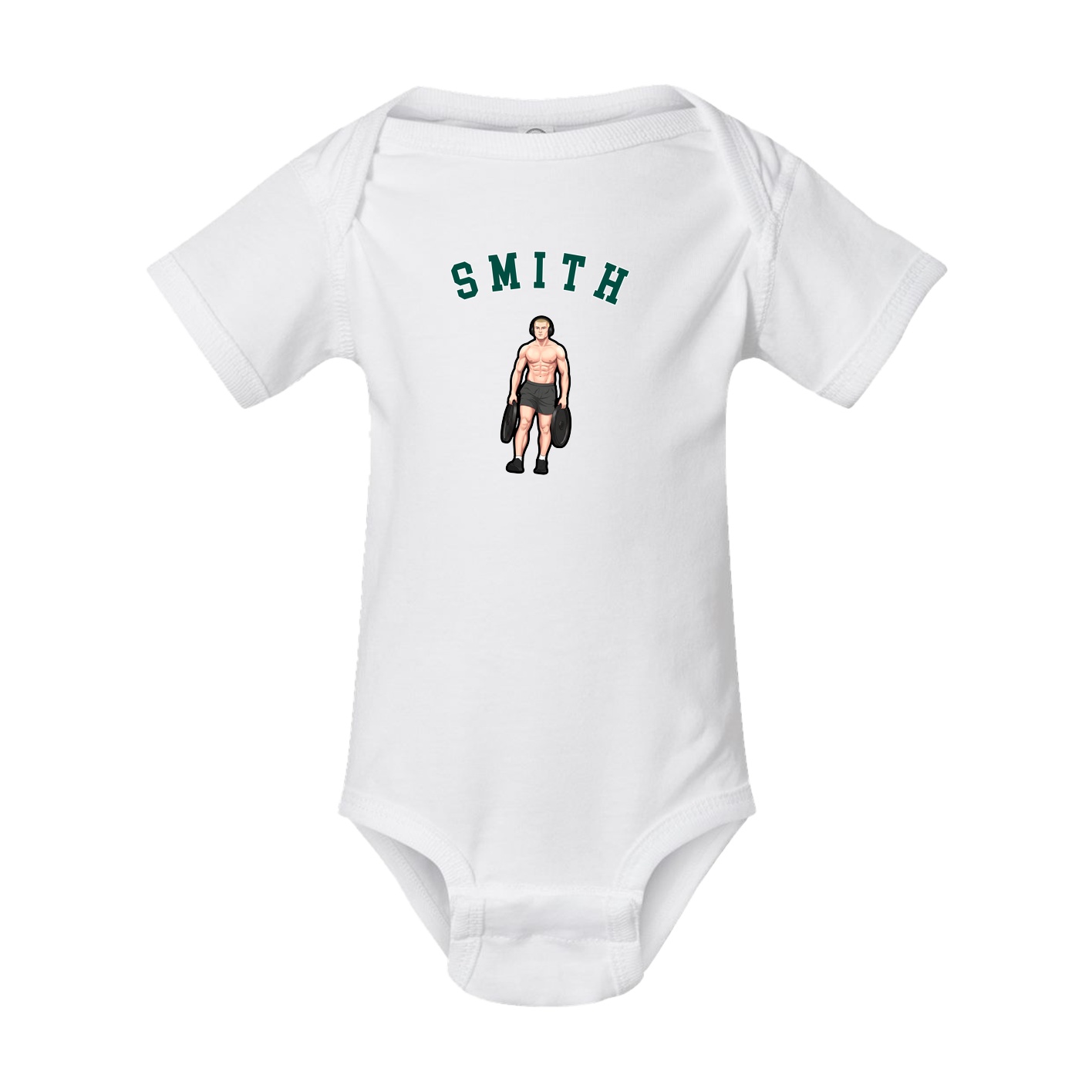 Baby Onesie — Shirsey Arch in White