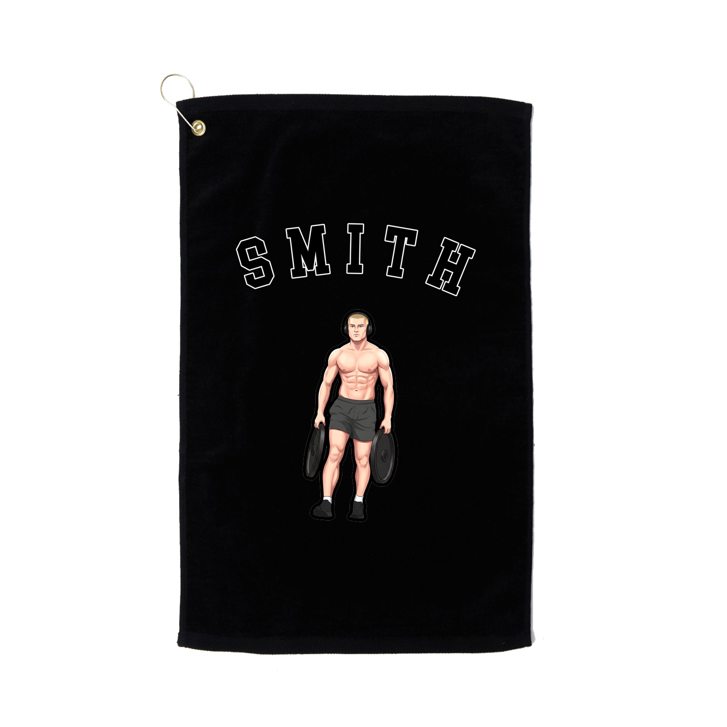 Golf Towel — Shirsey Arch in Black