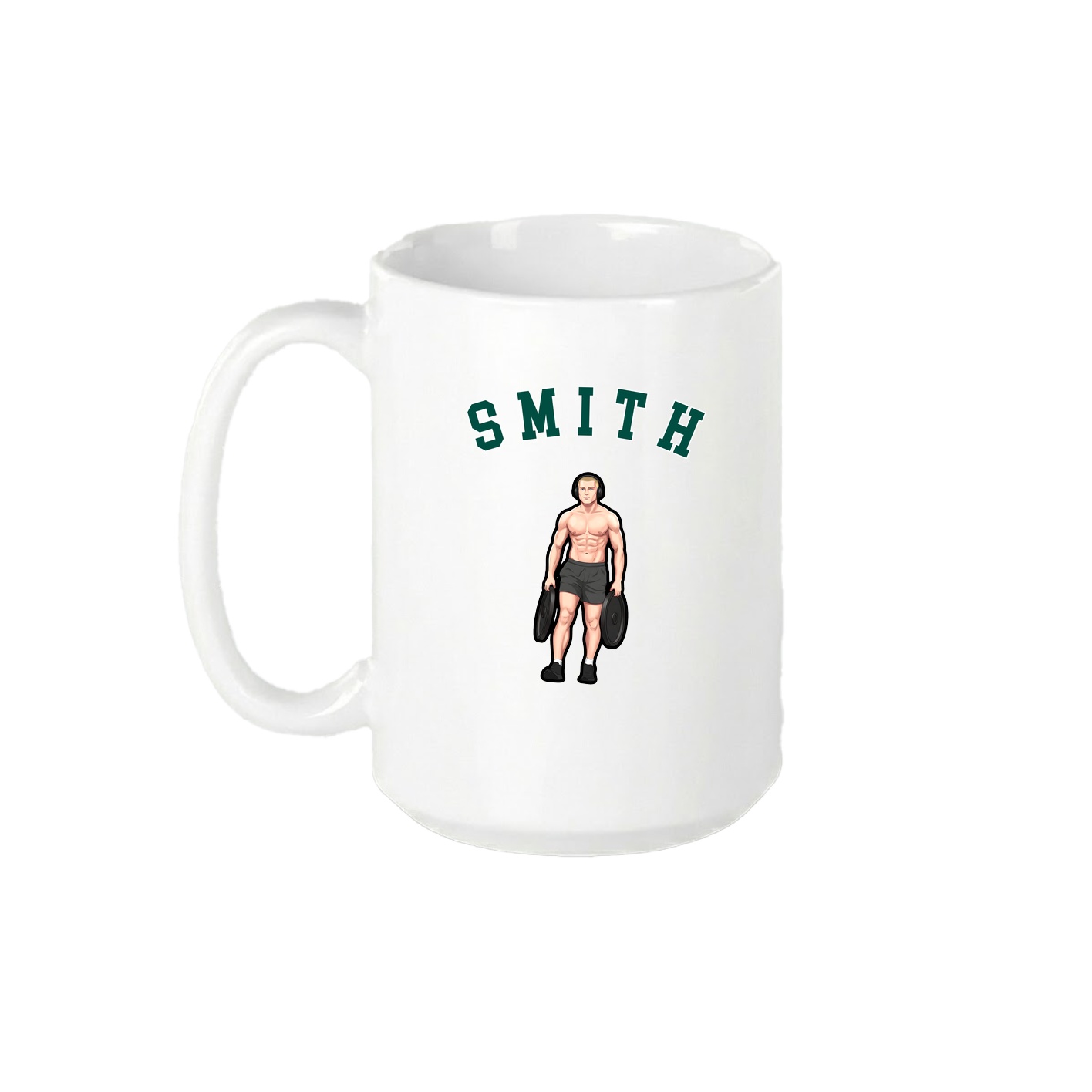 15oz Coffee Mug — Shirsey Arch in White
