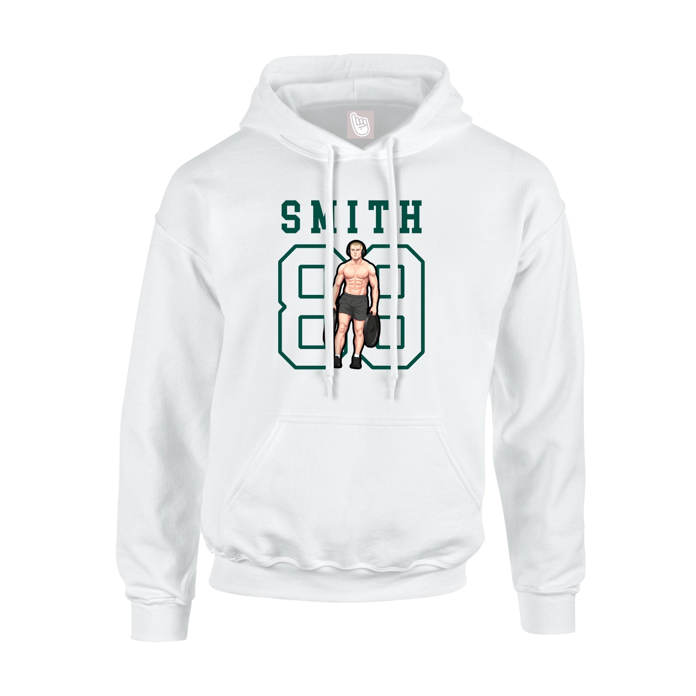 Hoodie — Shirsey in White