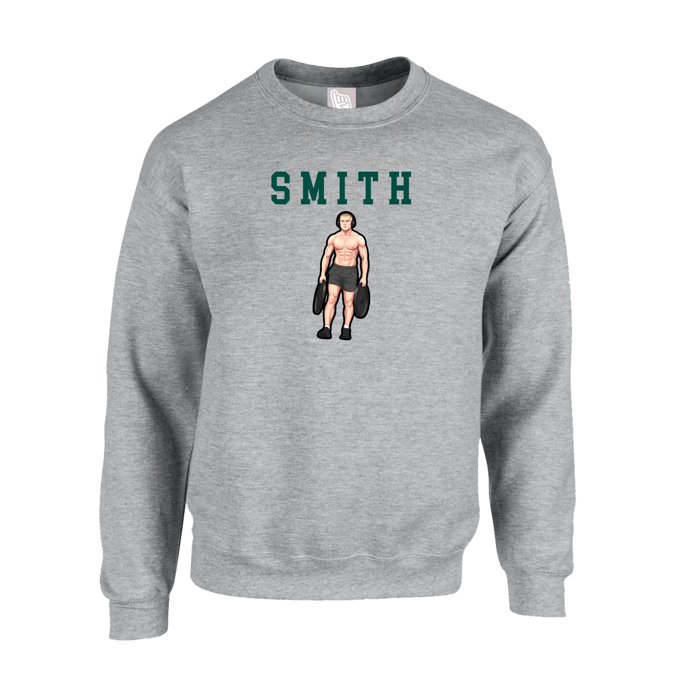 Fleece Crew — Shirsey in Grey