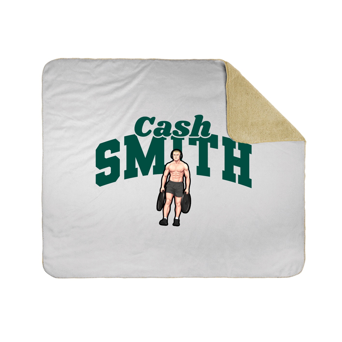 Throw Blanket — Signature Arch in White