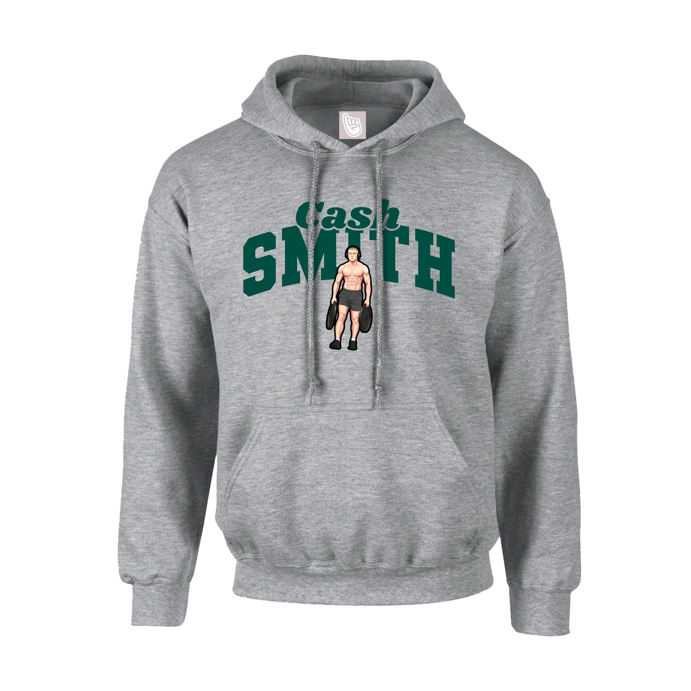 Hoodie — Signature Arch in Grey