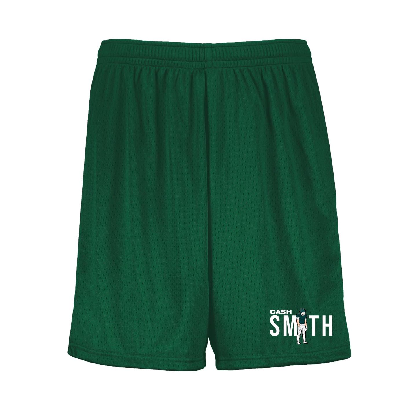 Shorts — Player Name in Green