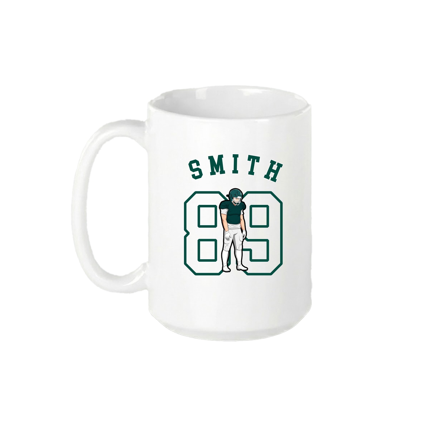 15oz Coffee Mug — Shirsey Arch in White