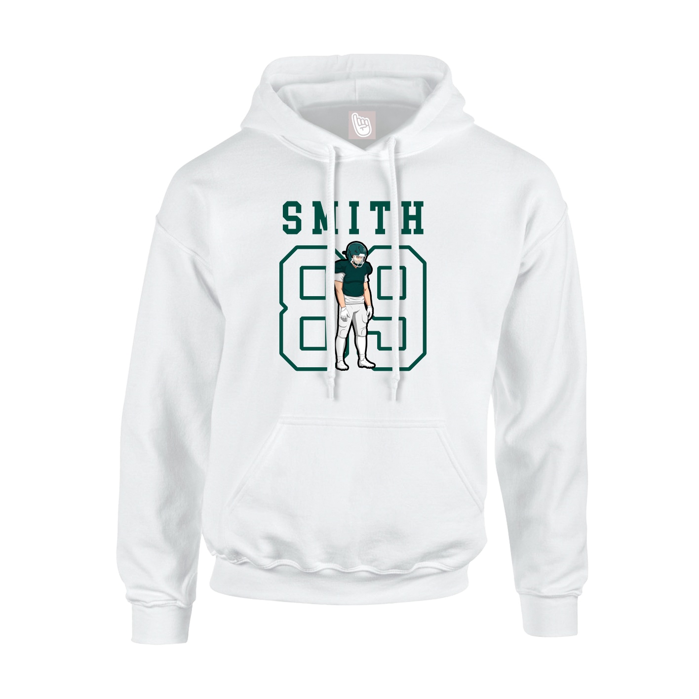 Hoodie — Shirsey in White