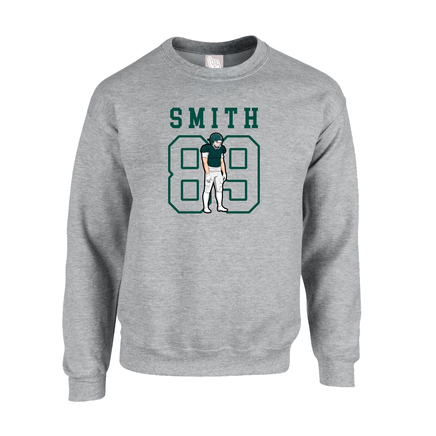 Fleece Crew — Shirsey in Grey