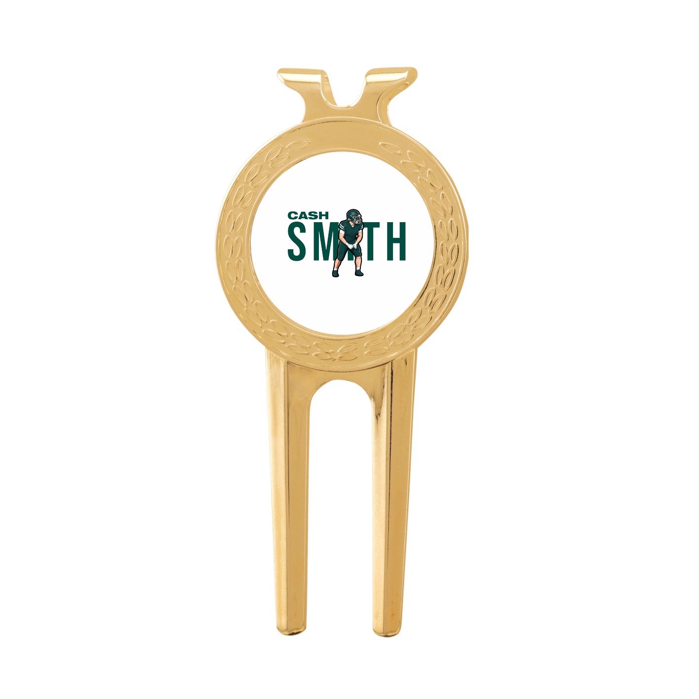 Divot Tool with Ball Marker — Player Name in Classic