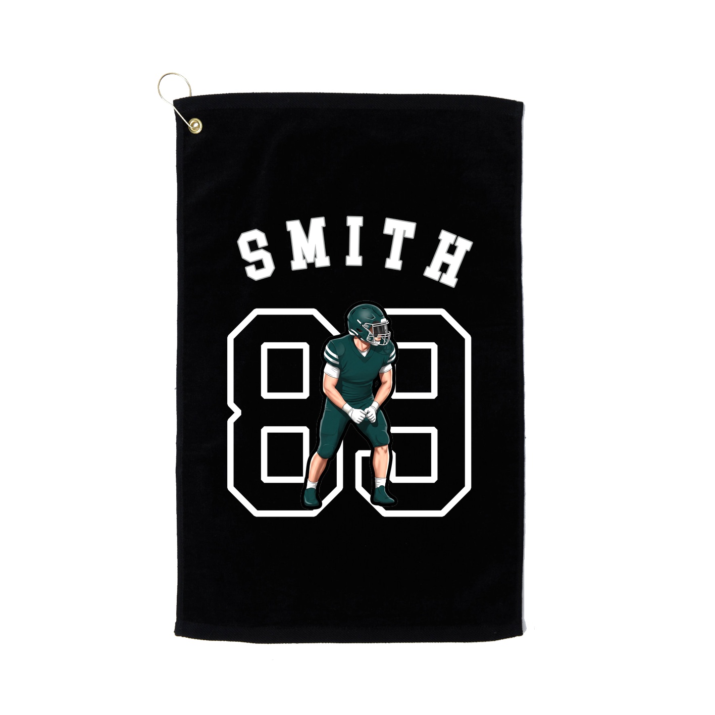 Golf Towel — Shirsey Arch in Black